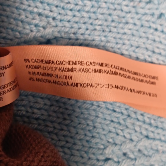 Massimo Dutti Gray WOOL+CASHMERE+ANGORA Cape Poncho Pullover w/Measurements - Picture 13 of 14